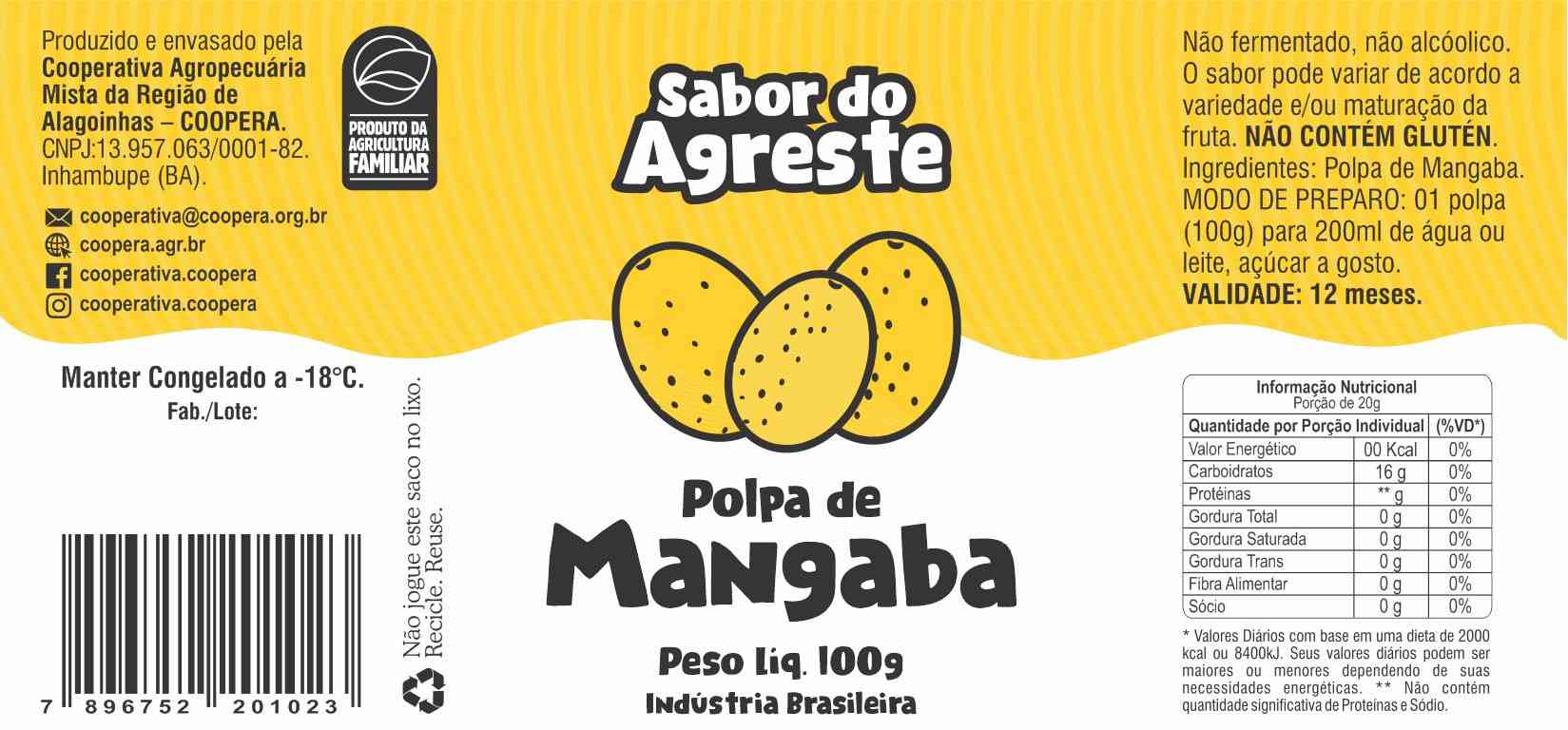 Polpa de mangaba (100g)