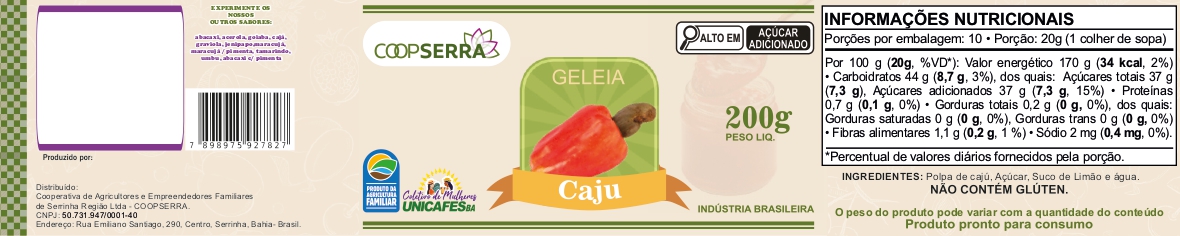 Geleia de caju